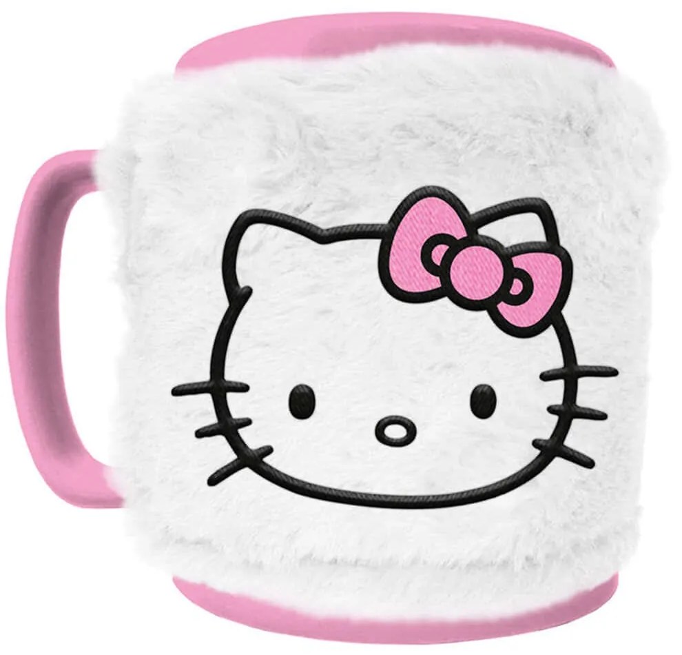 Κούπα Sanrio: Hello Kitty Fuzzy FZMG2401850 450ml Pink-White Pyramid Κεραμικό
