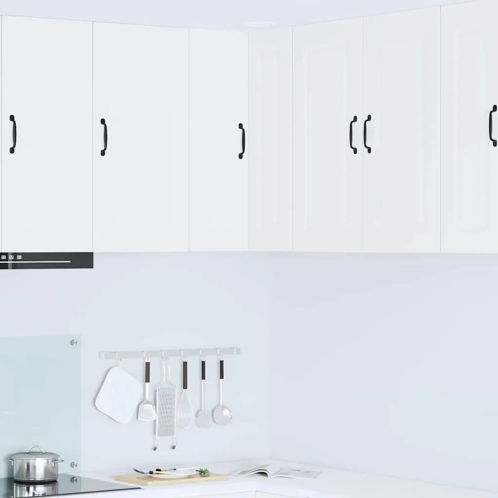 vidaXL Ντουλάπα Κουζίνας με αποθήκευση Kalmar Λευκό 57 x 57 x 80 εκ.