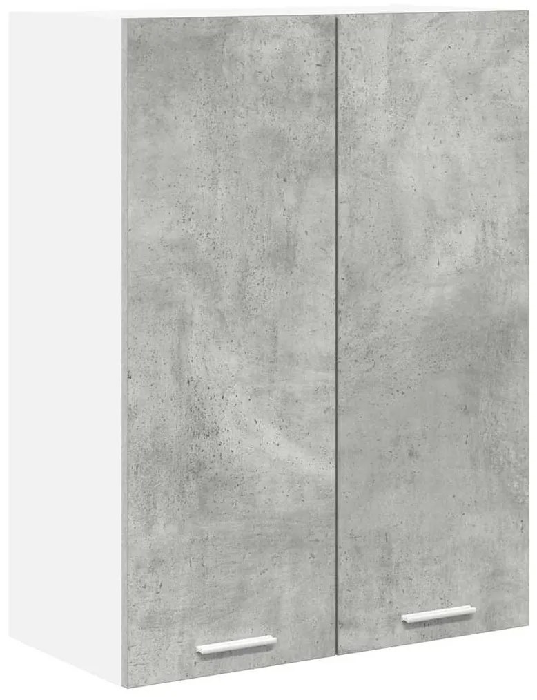 vidaXL Κρεμαστό ντουλάπι με πόρτα Riga Σκυρόδεμα Γκρι 60 x 31 x 80 εκ.