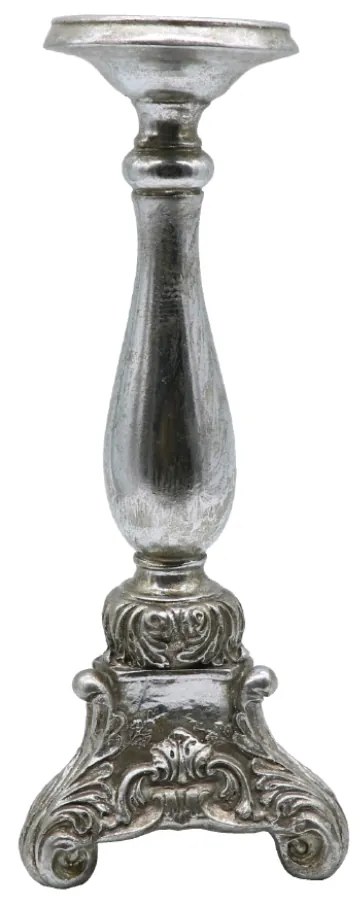 GABI ΚΗΡΟΠΗΓΙΟ POLYRESIN ΑΣΗΜΙ D12xH32cm - 020789 - 020789