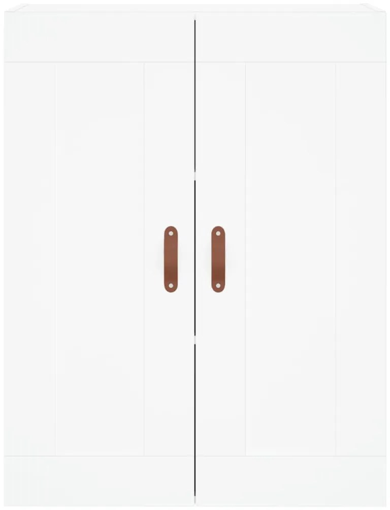 vidaXL Ντουλάπι Λευκό 69,5x34x180 εκ. από Επεξεργασμένο Ξύλο