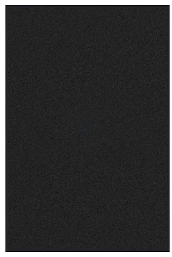 vidaXL Χαλάκι Εξώπορτας Μαύρο 120 x 180 cm Πολυπροπυλένιο και βινύλιο
