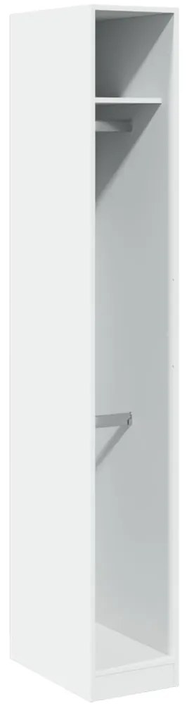 vidaXL Ντουλάπα Λευκή 30x50x200 εκ. από Επεξεργασμένο Ξύλο