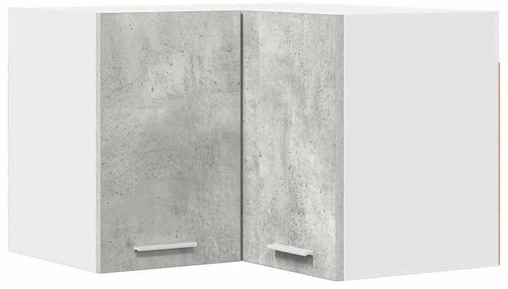 vidaXL Κρεμαστό ντουλάπι Σκυρόδεμα Γκρι και Λευκό 57 x 57 x 40 εκ.