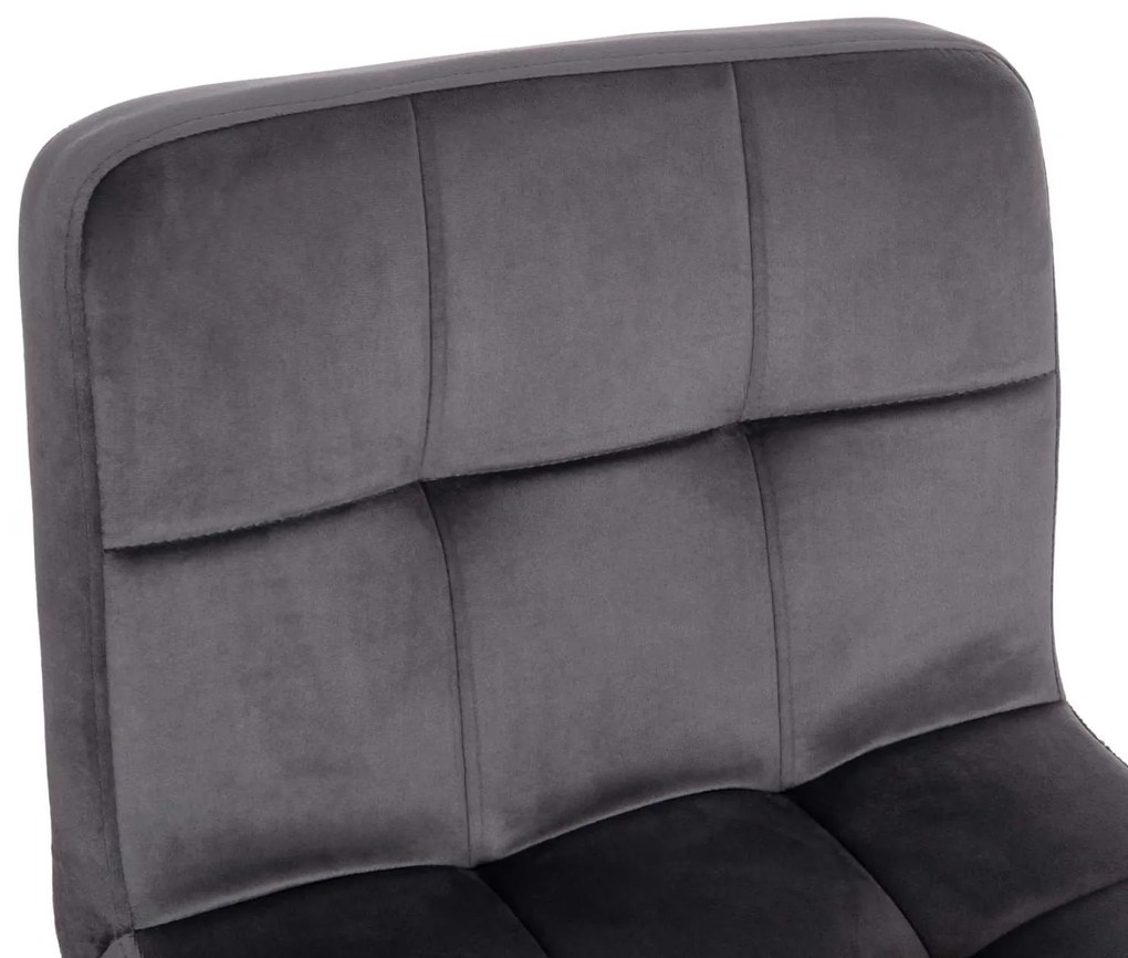 ΣΚΑΜΠΟ ΜΠΑΡ ΠΕΡΙΣΤΡΕΦΟΜΕΝΟ DIANA HM202.41 ΓΚΡΙ ΒΕΛΟΥΔΟ--ΜΕΤΑΛΛΟ ΜΑΥΡΟ ΜΑΤ 44x52x109Υεκ