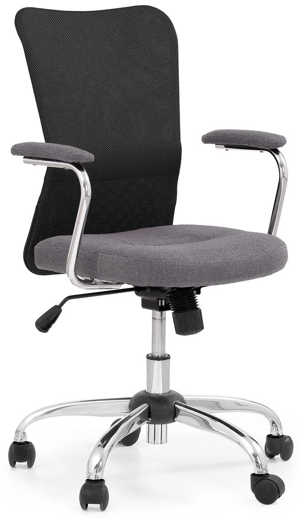 ANDY chair color: grey/black DIOMMI V-CH-ANDY-FOT-CZARNY DIOMMI-60-20329