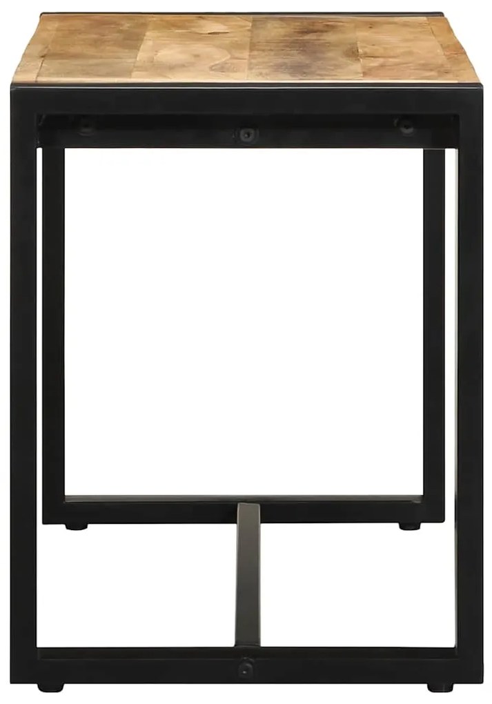 Πάγκος vidaXL 80x35x45 cm Στερεό ακατέργαστο ξύλο Mango