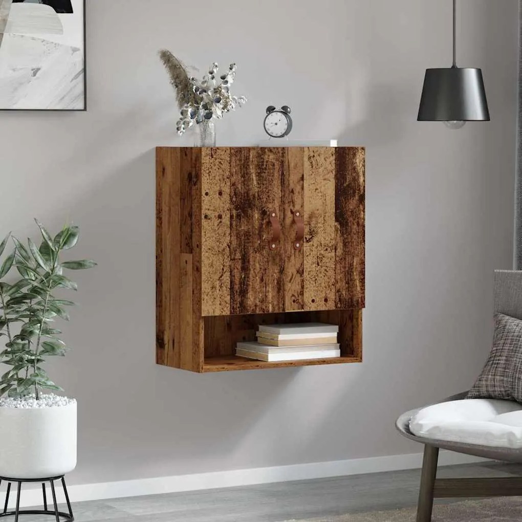 vidaXL Ντουλάπα Τοίχου Παλιό ξύλο 60 x 31 x 70 εκ Επεξεργασμένο ξύλο