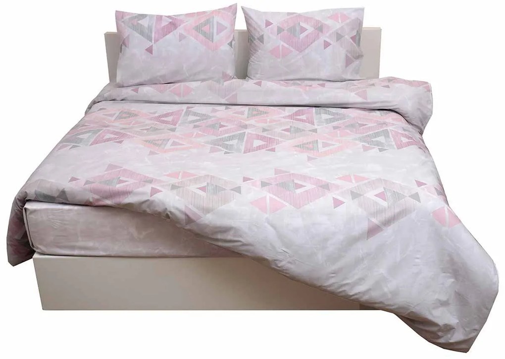 Παπλωματοθήκη Μονή (Σετ 160x240) Anna Riska Premium 5002 Grey