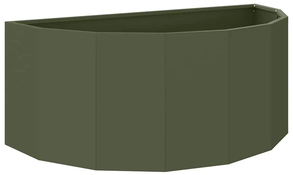 vidaXL Γλάστρα Ελιά Πράσινη 90 x 45 x 35 cm Ατσάλι