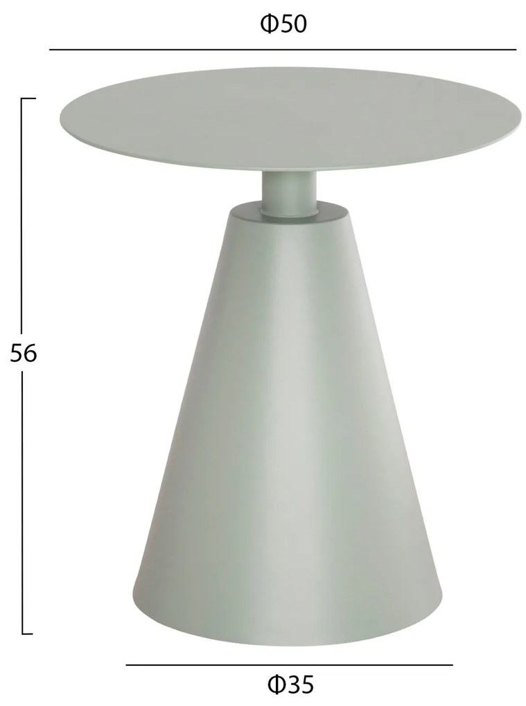 Σετ Κήπου Σαλόνι OREGO 3 τεμ. C21106.06 Αλουμίνιο σε Φυστικί χρώμα 58x55x83 εκ.