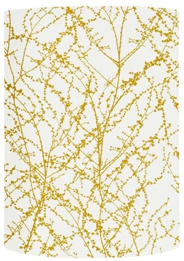 Καπέλο Φωτιστικού 1xE27 Ώχρα Κλαδιά Λινό Branches SH101022-F Ebb&amp;Flow-SH101022-F-Λευκό-Χρυσό SH101022-F