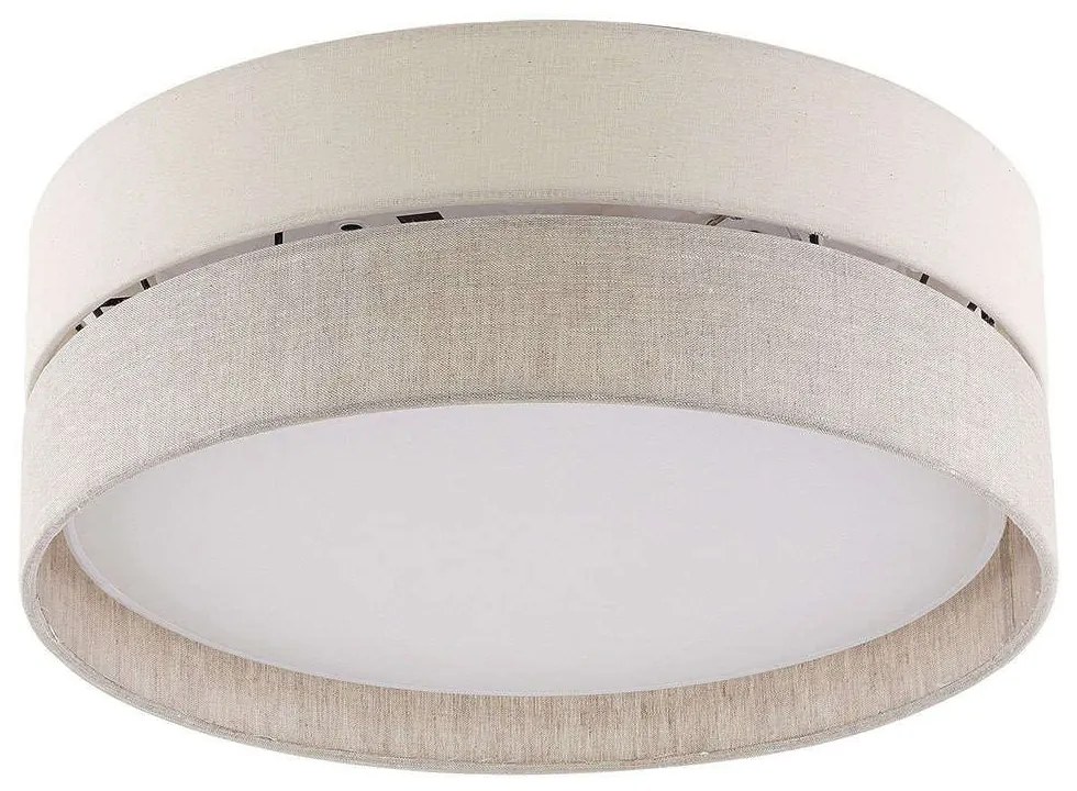 Φωτιστικό Οροφής - Πλαφονιέρα Eco 5775 3xΕ27 15W Φ45cm 18cm Beige TK Lighting