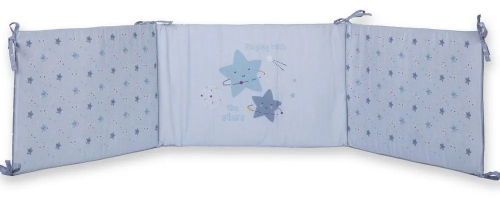 Πάντα Κούνιας Explore The Universe 60+67+60X40 Light Blue Nef-Nef Homeware Βαμβάκι-Πολυέστερ