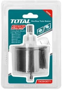 Total TACSH3071 Σετ Ποτηροπρίονα με Διάμετρο από 26mm έως 63mm για Ξύλο