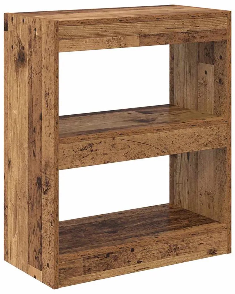 vidaXL Βιβλιοθήκη Παλαιό ξύλο 60 x 30 x 72 εκ. Επεξεργασμένο ξύλο