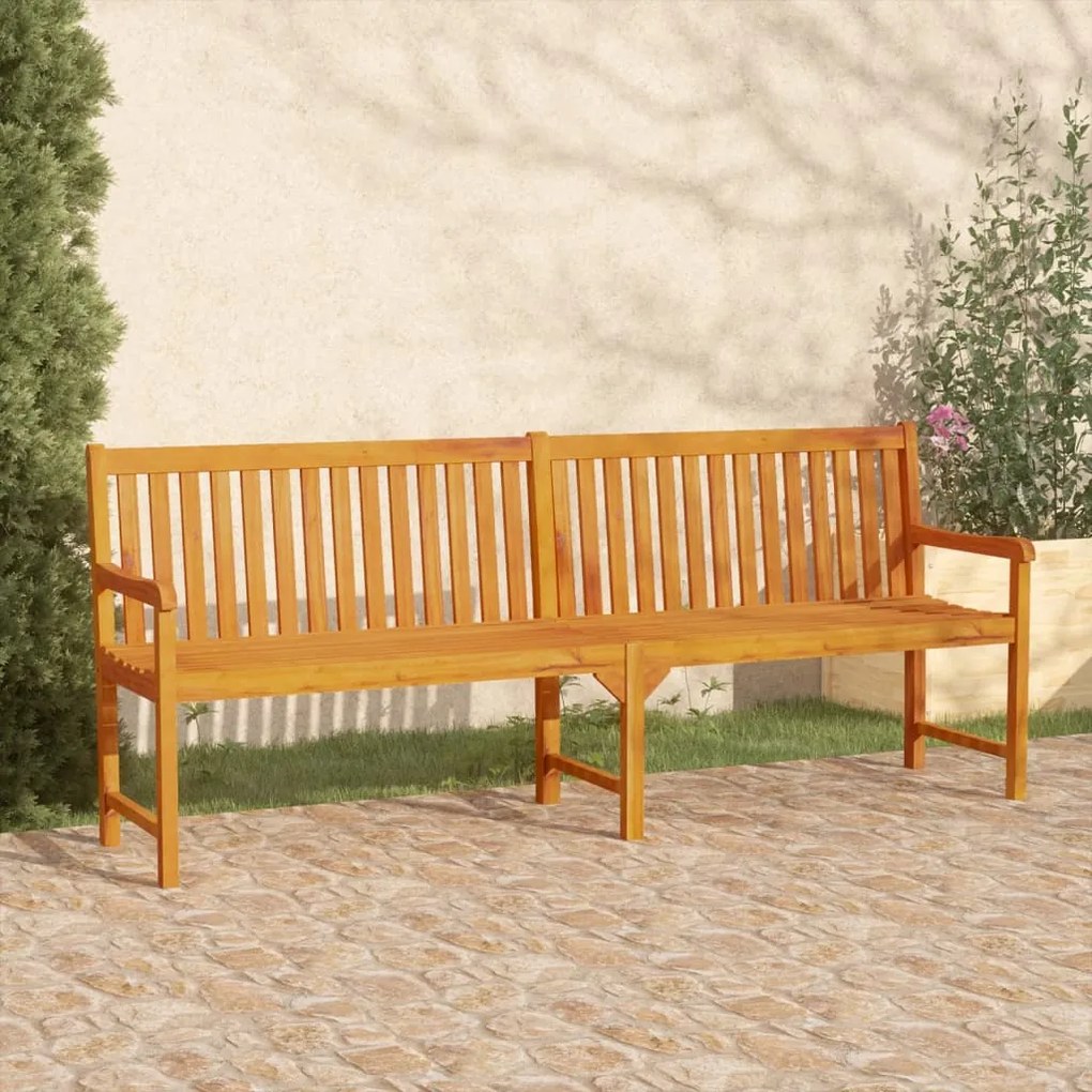 vidaXL Παγκάκι Κήπου 219 εκ. από Μασίφ Ξύλο Ακακίας