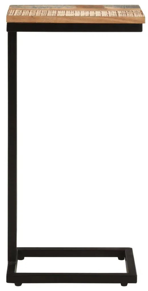 vidaXL Τραπέζια Βοηθητικά 2 τεμ. 31,5x24,5x64,5 εκ. Μασίφ Ανακ. Ξύλο