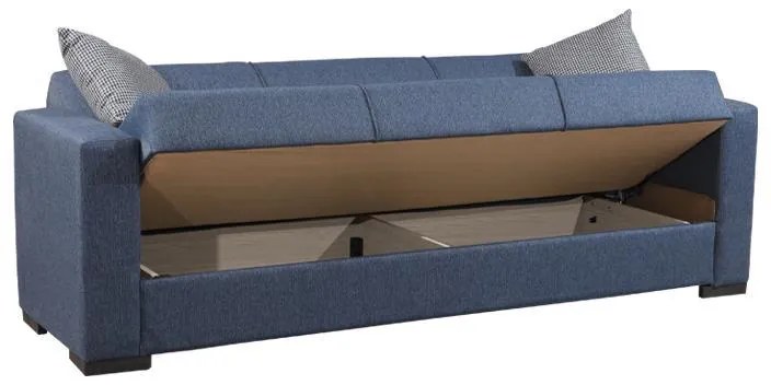 Καναπές - Κρεβάτι New Gracia 3θέσιος Μπλέ 222x84x74 εκ. 222x84x74 εκ.