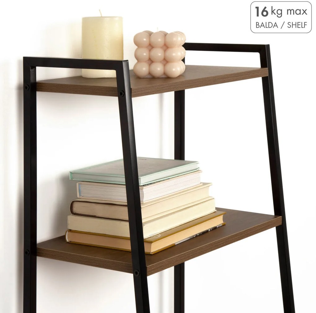 Ράφια Max Home Σίδερο Ξύλο MDF 4 Ράφια 43 X 90 X 30 CM