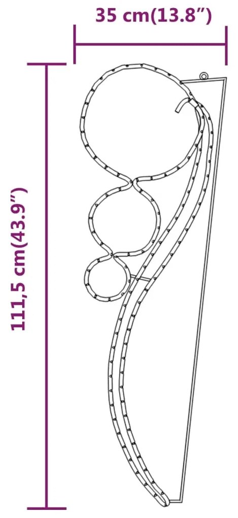 ΦΩΤΟΣΩΛΗΝΕΣ ΜΠΑΛΕΣ 12 ΤΕΜ. ΘΕΡΜΟ ΛΕΥΚΟ 111,5 X 35 X 4,5 ΕΚ. 3154331