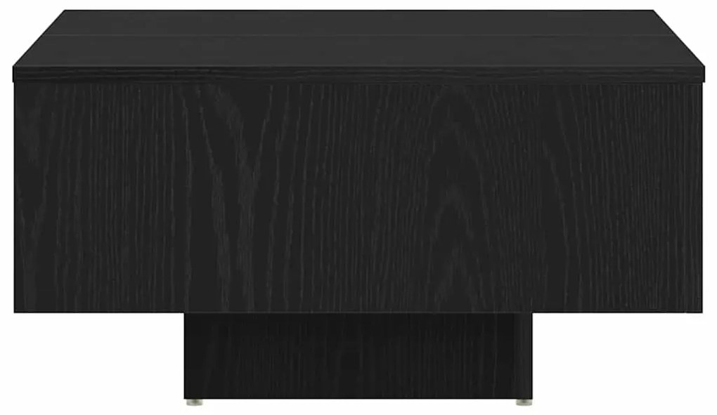 vidaXL Τραπεζάκι σαλονιού Μαύρη δρυς 60 x 60 x 31.5 εκ