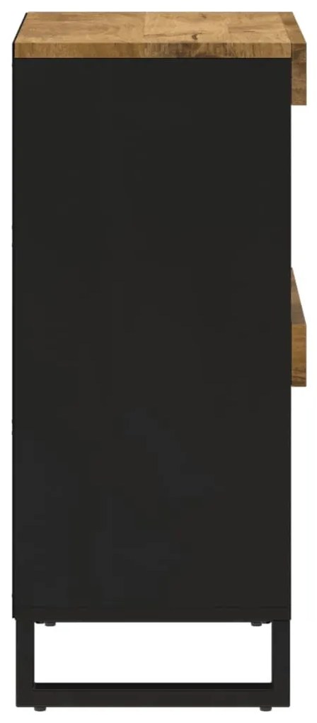 Βοηθητικό Ντουλάπι 85 x 33 x 75 εκ. από Μασίφ Ξύλο Μάνγκο - Καφέ