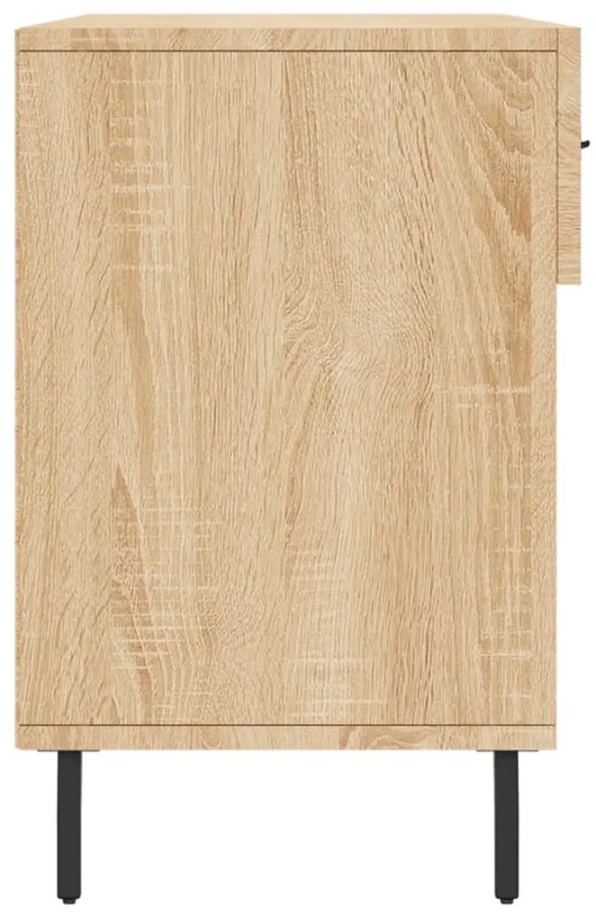 vidaXL Παπουτσοθήκη Sonoma Δρυς 102x35x55 εκ. από Επεξεργασμένο Ξύλο