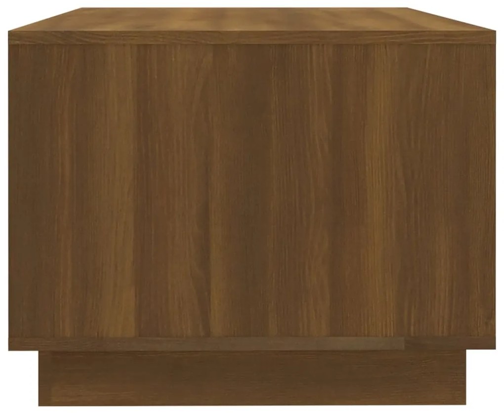 vidaXL Τραπεζάκι Σαλονιού Καφέ Δρυς 102x55x43 εκ. Επεξεργασμένο Ξύλο