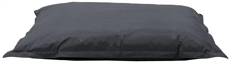 Πουφ μαξιλάρι Pigro 100% αδιάβροχο γκρι 175x135x25 εκ.