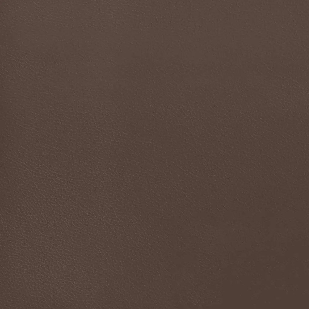 vidaXL Στρώμα με Pocket Springs Καφέ 100x200x20 εκ. Συνθετικό Δέρμα