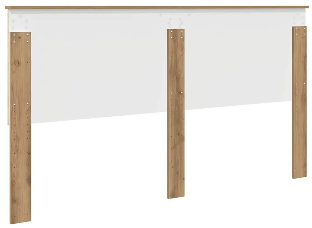 vidaXL Κεφαλάρι με κεφαλάρι Artisan Oak 180 cm Επεξεργασμένο ξύλο