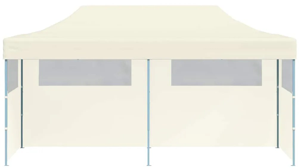 vidaXL Τέντα Εκδηλώσεων Pop-up Πτυσσόμενη Κρεμ 3 x 6 μ.