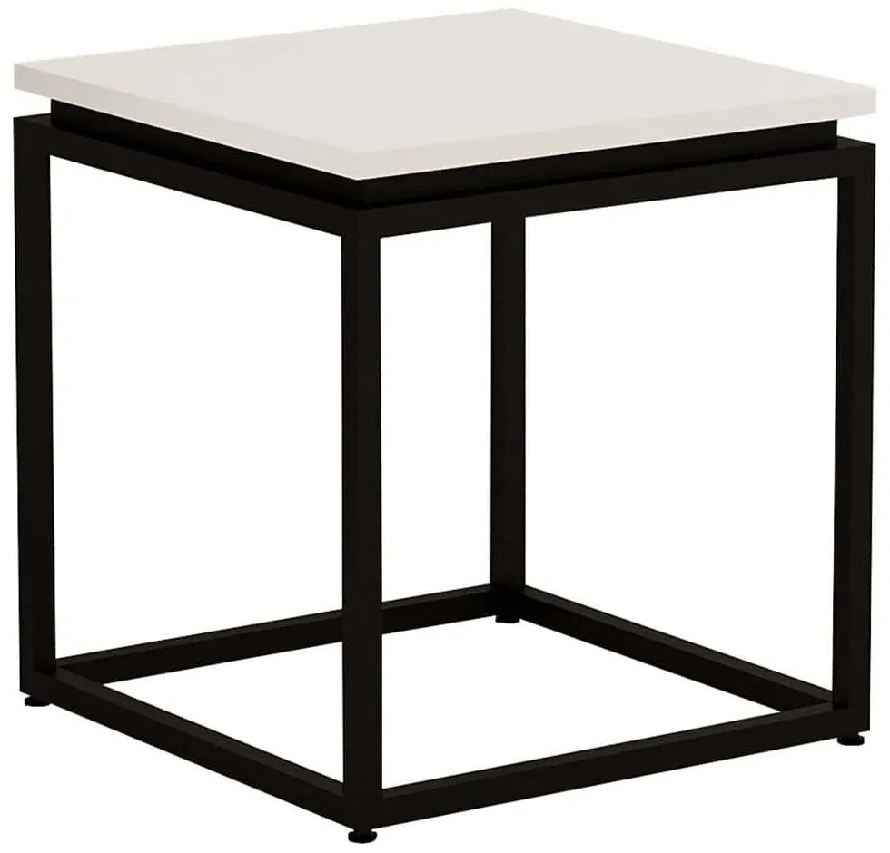 Τραπεζάκι Βοηθητικό Nergis 835PUQ5029 45x45x45,5cm White