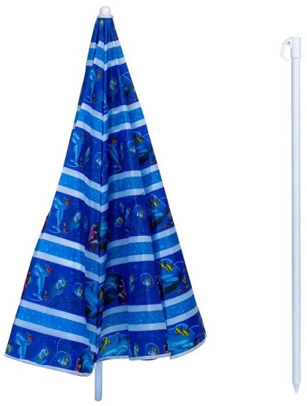 Ομπρέλα παραλίας Muhler U5037 651449, 180x180 cm, Χωρίς βάση, Βραχίονας σπασίματος, 8 πλευρές, Ποικιλία