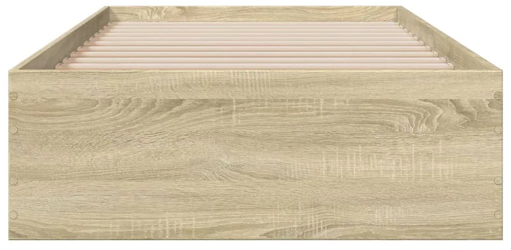vidaXL Πλαίσιο Κρεβατιού με συρτάρια Sonoma Δρυς 90x200εκ. Επεξ. Ξύλο