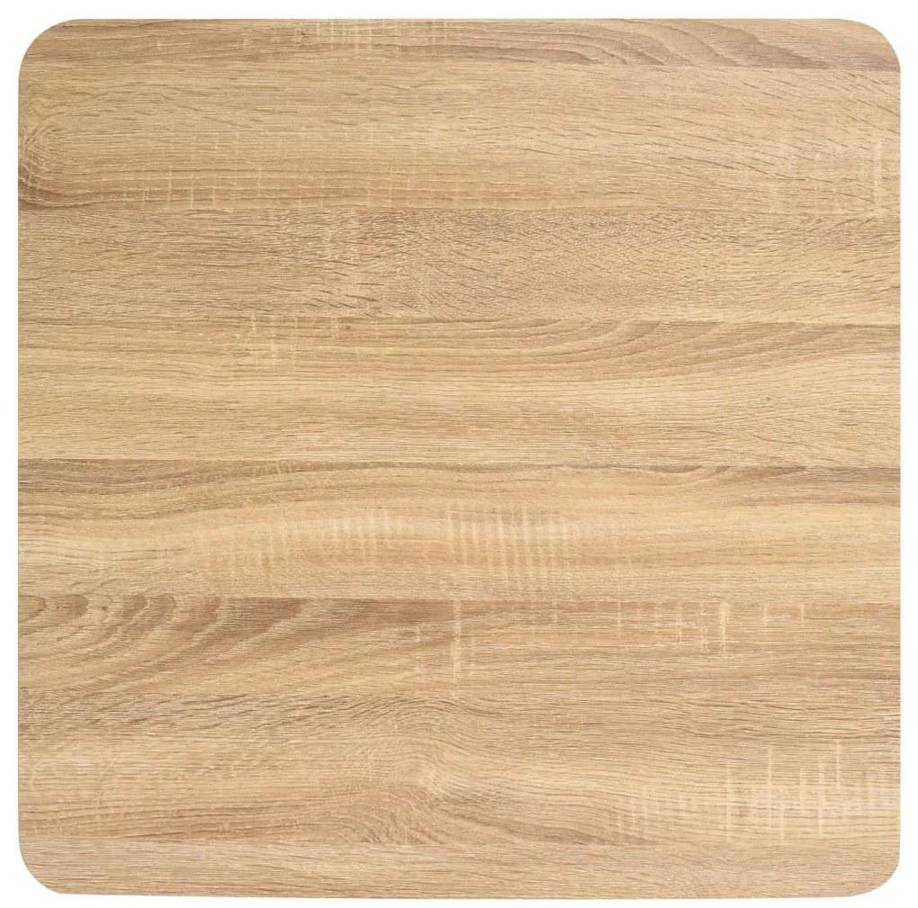 vidaXL Τραπέζι Bistro Ανοιχτό Καφέ 60 x 60 εκ. από MDF