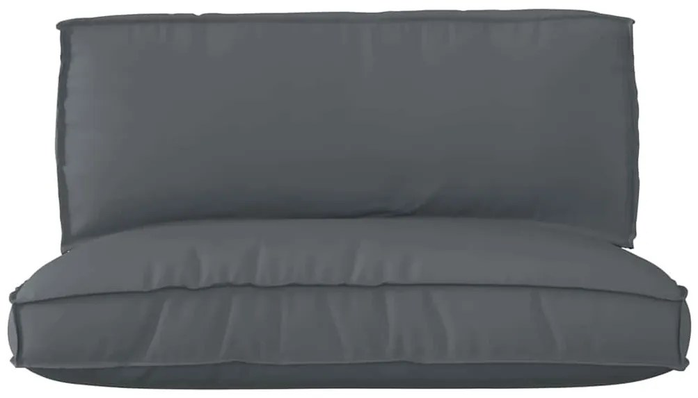 vidaXL Σετ Μαξιλαριών Πάγου 2 pcs Ανθρακί Ύφασμα Όξφορντ