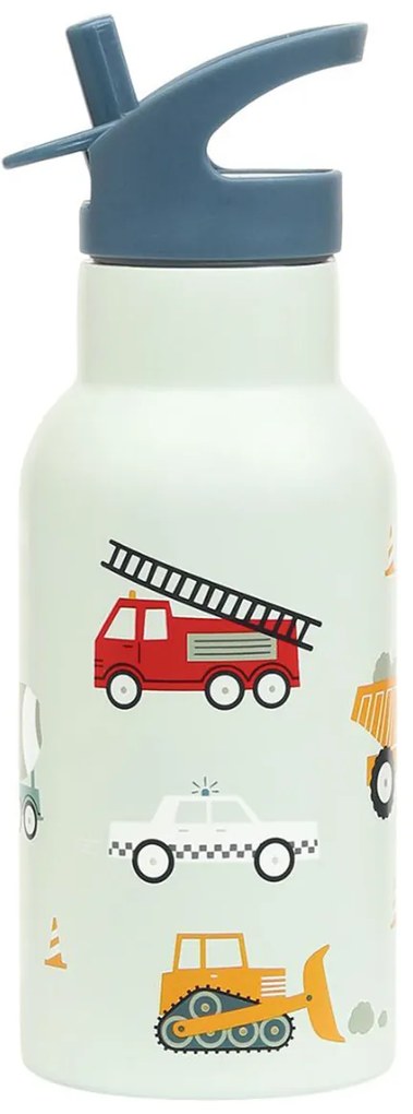 Παγούρι 350ml Με Καλαμάκι Α Little Lovely Company Vehicles DBSSVE67