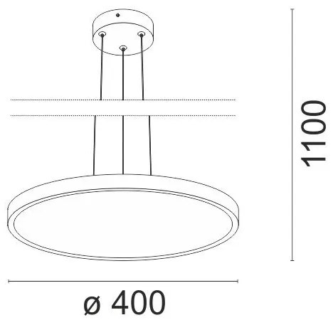 Κρεμαστό φωτιστικό LED 40W 5694