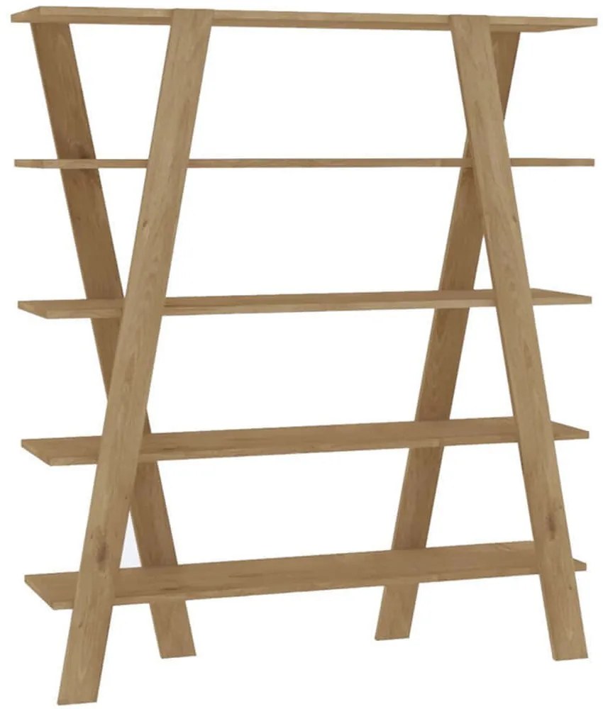Βιβλιοθήκη Conde 835PUQ5311 120x25x150cm Oak