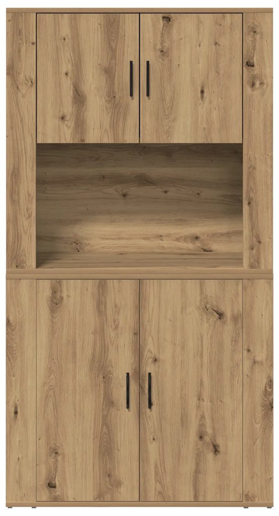 vidaXL Υψηλό ντουλάπι Artisan Oak 80x33x150 εκ. Επεξεργασμένο ξύλο