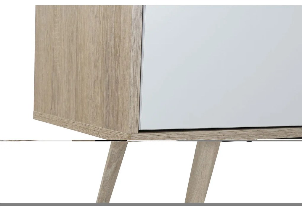 Τηλεόραση DKD Home Decor Λευκό Μέταλλο Ξύλο MDF (160 x 40 x 50 cm)