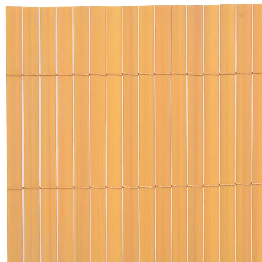vidaXL Περίφραξη Κήπου Διπλής Όψης Κίτρινη 90 x 300 εκ. από PVC