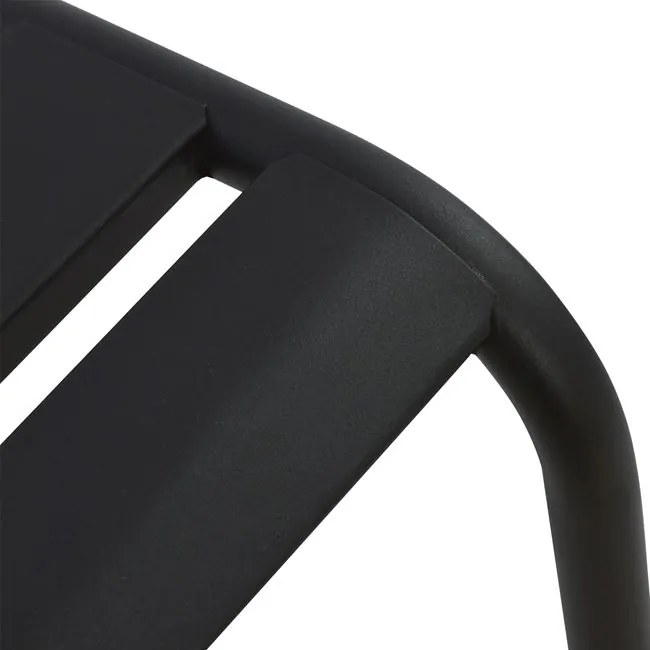 ΚΑΡΕΚΛΑ ΜΕΤΑΛΛΙΚΗ ΜΑΥΡΗ JASON HM5177.01 43x50x86cm - 0614687 - HM5177.01