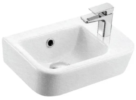 Karag Legend LH 10100R Νιπτήρας Αναρτώμενος Λευκό Πορσελάνη