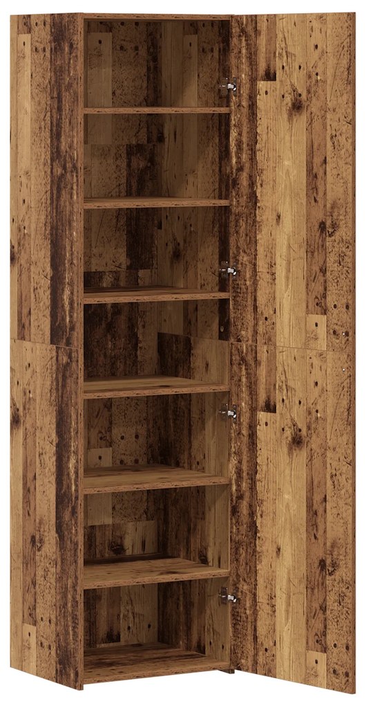 vidaXL Υψηλή Ντουλάπα Παλιού Ξύλου 50x42.5x185 εκ. Επεξεργασμένο Ξύλο