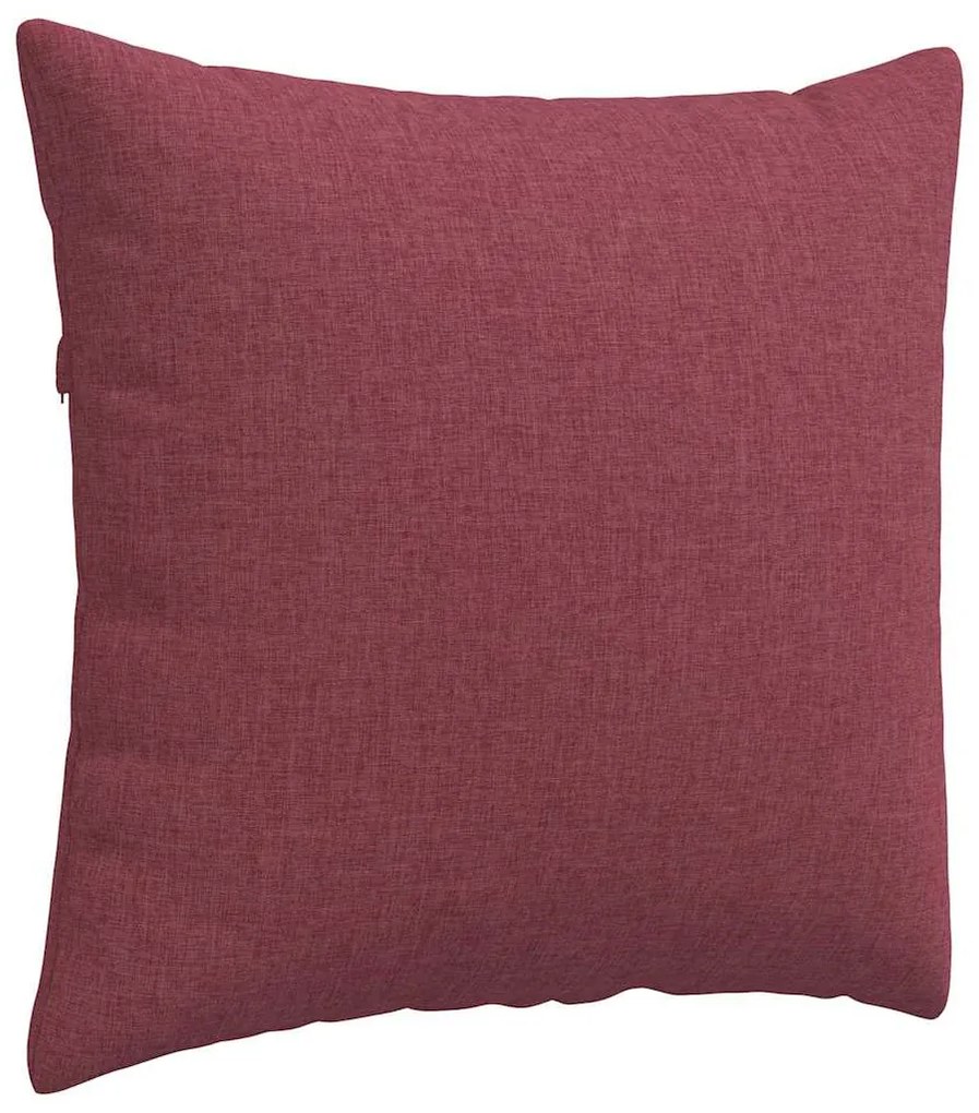 vidaXL Μαξιλάρι Καναπέ 2 pcs Κόκκινο 50 x 50 cm ύφασμα