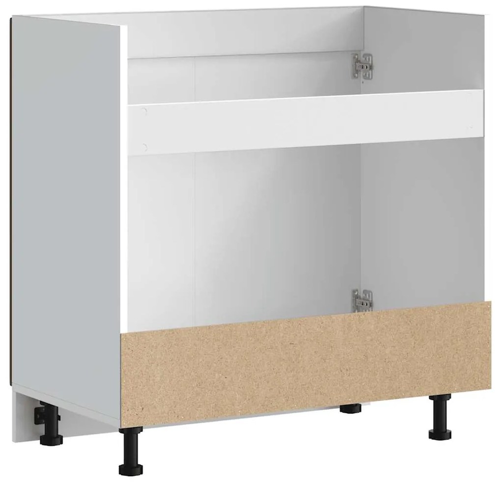 vidaXL Ντουλάπι βάσης νεροχύτη "Lucca" Καφέ δρυς ξύλινο