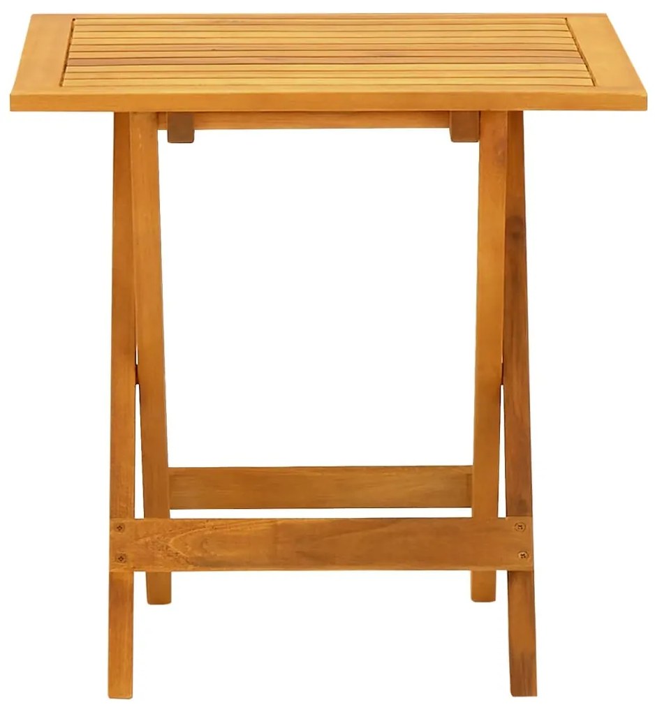 vidaXL Ξαπλώστρες Εξ. Χώρου με Τραπέζι Μασίφ Ξύλο Ακακίας &amp; Textilene